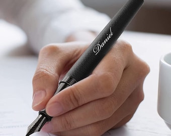 Personalized Pens FOUNTAIN PEN Graduation Birthday Gift for Him Dad Men Her Mom Women Doctor Corporate Teacher Retirement Custom Mothers Day