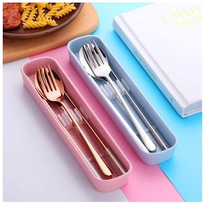 Personalized UTENSIL SET & CASE fork Spoon Chopsticks Chop Sticks Custom Groomsmen Gift for Her Mom Women Kitchen Wedding Bridesmaid