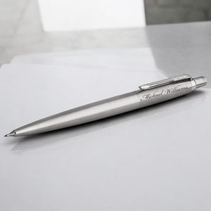 Personalized MECHANICAL PENCIL Parker Jotter Teacher Graduation Gift for Him Dad Men Her Mom Wedding Groomsmen Mothers Custom Engraved