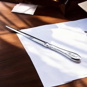 ABRIDOR DE CARTAS personalizado para homens e mulheres, presente de inauguração de casa para o dia dos pais, para o pai, para ele, para a mãe, para o escritório, para o professor, para a aposentadoria, para o aniversário