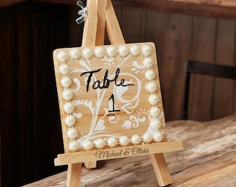 Caballete de madera personalizado de 7 pulgadas, mini soporte de exhibición de mesa, regalo de boda para ella, manualidades para niños, fotos, marcos de fotos, invitaciones, tarjetas de lugar