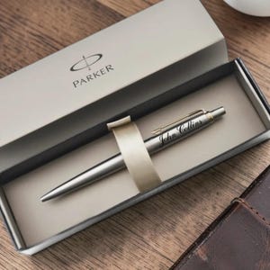 Personalized Pen PARKER JOTTER Teacher Coach Graduation Groomsmen Birthday Gift for Him Her Mom Dad Men Wedding Anniversary Custom Engraved