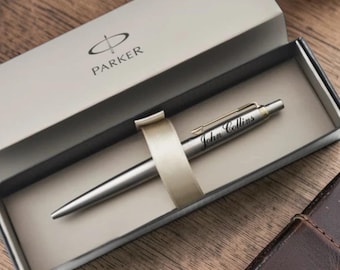 Personalized Pen PARKER JOTTER Teacher Coach Graduation Groomsmen Birthday Gift for Him Her Mom Dad Men Wedding Anniversary Custom Engraved