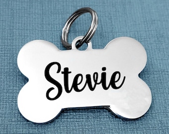 Personalized Pet ID Custom Engraved Bone Tag Dog Collar Dogs Cats Pets Dog Cat Puppy Pet Gifts Collar Address Number
