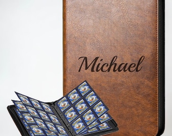 Cool Personalized Sport Cards Binder for Kids, Custom 400 Double Sided  Pocket Album for Trading Cards, Baseball Card Collection Storage B23 - Etsy