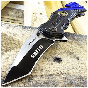 Personalized Police Officer Gift POCKET KNIVE Knives Law Enforcement Officer Cop Leo Multitool Gift for Him Dad Men Hunting Grandpa
