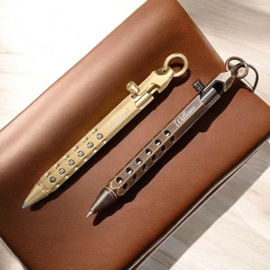 Stylos personnalisés STYLO À BOULON Gravure Personnalisée Garçons D'honneur Cadeau Fête Des Pères Pour Papa Lui Hommes Grand-père Enseignant L'obtention du diplôme Anniversaire d'entreprise