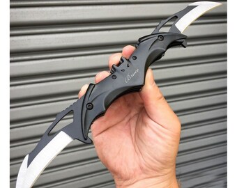 Batman Knife Etsy Batman Knife Etsy