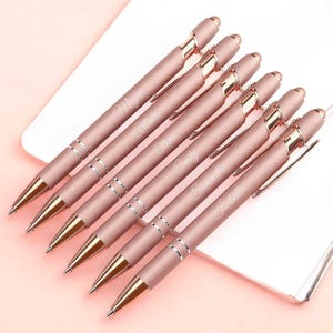 Personalized PENS PEN Business Logo Corporate Swag Promotional Company Office Business Gift for Him Dad Her Wedding Favors Custom Engraved