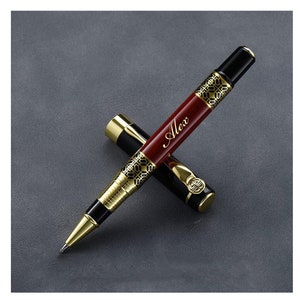 STYLO EXÉCUTIF personnalisé Stylos personnalisés gravés garçons d'honneur cadeau fête des pères pour papa lui hommes grand-père enseignant l'obtention du diplôme entreprise entreprise