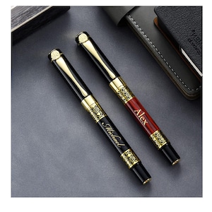 STYLO EXÉCUTIF personnalisé Stylos personnalisés gravés garçons d'honneur cadeau fête des pères pour papa lui hommes grand-père enseignant l'obtention du diplôme entreprise entreprise