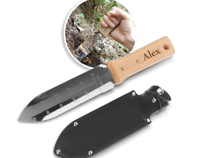 Personalized GARDENING GIFT WEEDING Knife Knive Tool Weeder Tools Lawn Yard Garden Plants Custom Engraved Gifts for Him Dad Men Gift Her Mom