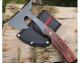 Personalized AXE Hatchet Throwing Axes Groomsmen Birthday Gift for Him Dad Men Gift for Groomsmen Best Man Wedding Boyfriend Fathers Day