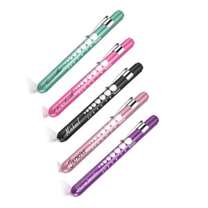 Personalized PEN LIGHT Penlight Nursing Medical School Student Graduiation Gift for Her Women Doctor Nurse Doctor Flashlight Hospital Vet