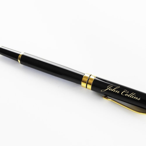 Personalized EXECUTIVE PEN Ballpoint Pens Gifts for Him Men Etsy