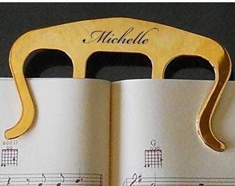 Personalized MUSIC PAGE HOLDER Custom Engraved Piano Gifts for Mom Teacher Her Women Guitar Violin Musician Pianist Saxophone Mothers Day