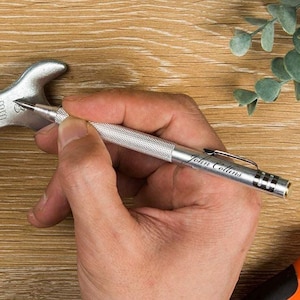 Personalized Tungsten Carbide Tip Pen Scriber Aluminum Etching Engraving Pen Groomsmen Gift for Him Dad Men Birthday Grandpa Custom Engraved