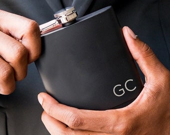 Gepersonaliseerde FLASK voor mannen FUNNEL Set Custom Gegraveerde Groomsmen Vaderdagcadeaus voor papa Hem Vriend Groomsman Bachelor Vader Verjaardag