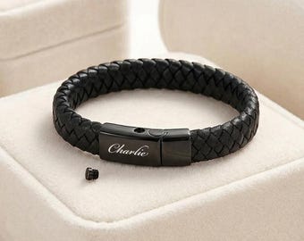 Personalized URN BRACELET Cremation Jewelry for Men Women Pet Memorial Human Ashes Keepsake Dog Cat Hair Sympathy Waterproof Custom Engraved