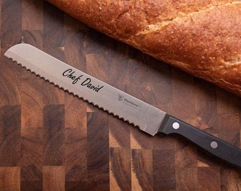 Gepersonaliseerde BROODMES mes bakken keuken bruidsjonkers verjaardagscadeau voor haar cadeau voor voor hem vrouwen moeder aangepaste gegraveerde vriendin