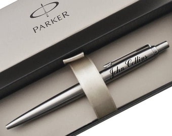 Personalized PENS PARKER JOTTER Custom Engraved Pen Graduation Gifts for Mom Dad Groomsmen Teacher Birthday Anniversary Wedding Mothers Day