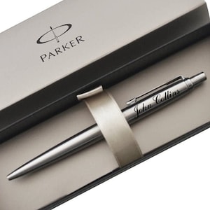 Personalized PENS PARKER JOTTER Custom Engraved Pen Graduation Gifts for Mom Dad Groomsmen Teacher Birthday Anniversary Wedding Mothers Day