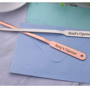Personalized LETTER OPENER Men Women Custom Engraved Housewarming Fathers Day Gift for Dad Him Her Mom Office Teacher Retirement Birthday