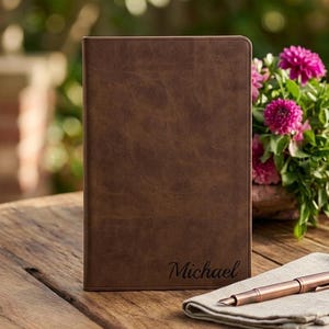 Personalized Leather ESV BIBLE Christian Graduation Gift for Him Dad Men Her Mom Women Wedding Pastor Keepsake Custom Engraved Engraved