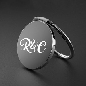 Personalized PHONE RING Socket Stand Holder Grip Universal Accessories Grip Finger Hole Cute Gift for Her Mom Custom Custom Engraved