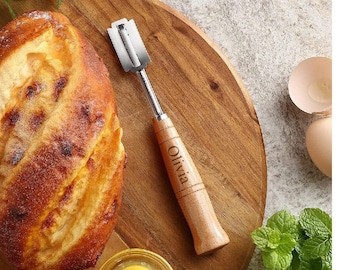 Personalized BREAD LAME Scoring Knife Knive Sourdough Custom Engraved Baking Kitchen Cooking Housewarming Home Gifts for Him Her Women Mom