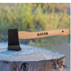 Personalized HAND AXE Axes Groomsmen Gift for Him Dad Men Gift for Groomsmen Wedding Bachelor Birthday Boyfriend Grandpa Custom Engraved