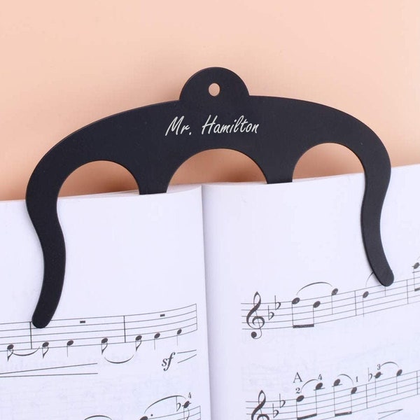 Personalized MUSIC PAGE HOLDER Custom Engraved Piano Gifts for Mom Teacher Her Women Guitar Violin Musician Pianist Saxophone Mothers Day
