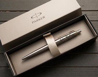 Personalized Pen PARKER JOTTER Teacher Coach Graduation Groomsmen Birthday Gift for Him Her Mom Dad Men Wedding Anniversary Fathers Day