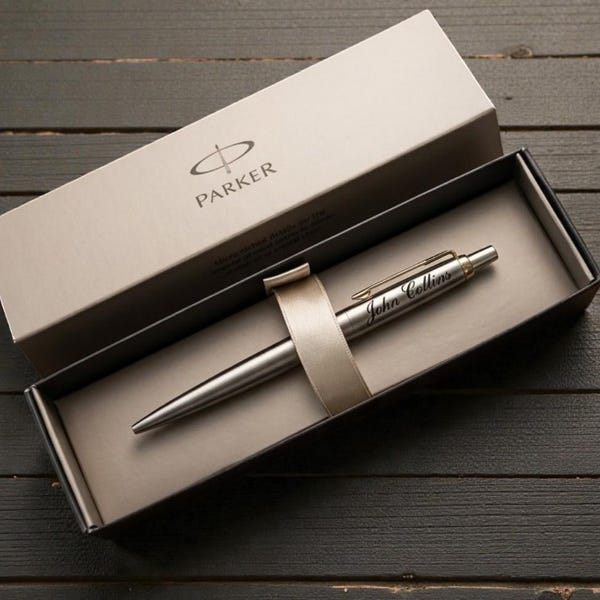 Personalized Pen PARKER JOTTER Teacher Coach Graduation Groomsmen Birthday Gift for Him Her Mom Dad Men Wedding Anniversary Fathers Day