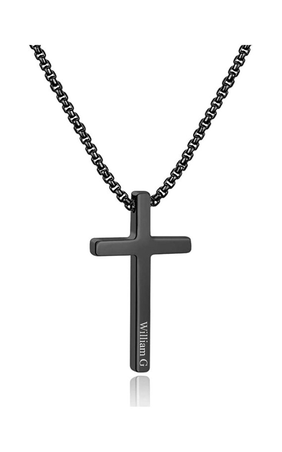 Personalized CROSS NECKLACE Custom 