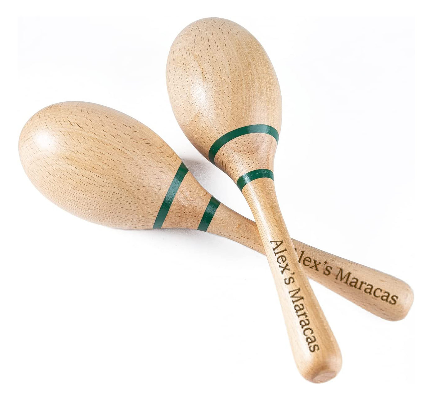 Bois Maracas,Bois Maraca Hochets, Bébé Maracas Jouet en Bois,Jouets de  Percussion Musicale pour Enfants - pour Douche de bébé Fête des Enfants