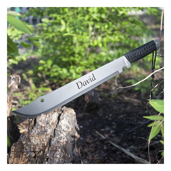 D2 Steel Bushcraft Machete, Camping Machete with Sheath campestre.al