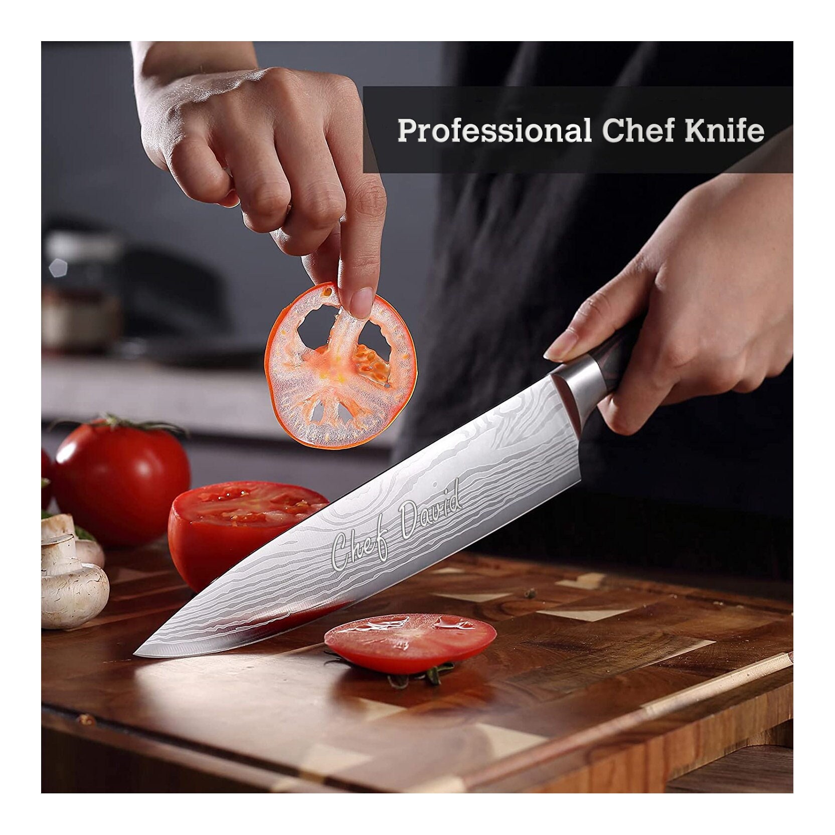 AIDEA Chef Knife - Professional Chef Knife-8 Inch, Japanese Steel