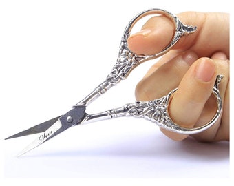 Mini scissors w/progress keeper - Choose Your Own Custom travel snips!