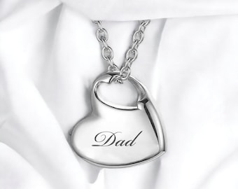 Collier urne funéraire personnalisé pour hommes et femmes, contenant des cendres humaines, des poils de chien ou de chat, en hommage à un animal de compagnie, imperméable et gravé sur mesure.