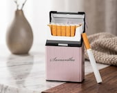 individual cigarette case Personalized CIGARETTE CASE Cases Bridesmaid Gift for Mom Women Wife Gift  for Her Bridal Shower - 20 Cigarettes Grandma Custom Engraved
