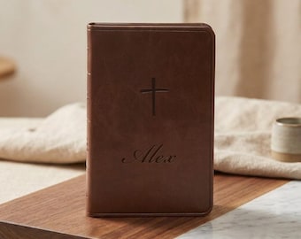 Personalized Leather CSB BIBLE Pocket Size Christian Birthday Gift for Him Dad Men Her Mom Women Pastor Wedding Pastor Custom Engraved