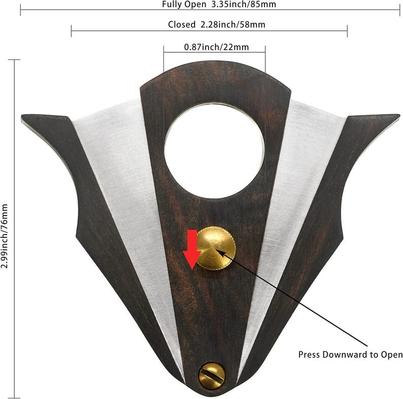 Cortador de puros personalizado, accesorios de madera para puros, regalo de cumpleaños para padrinos de boda, papá, hombre, padrino, esposo, novio, abuelo, grabado personalizado. imagen 6