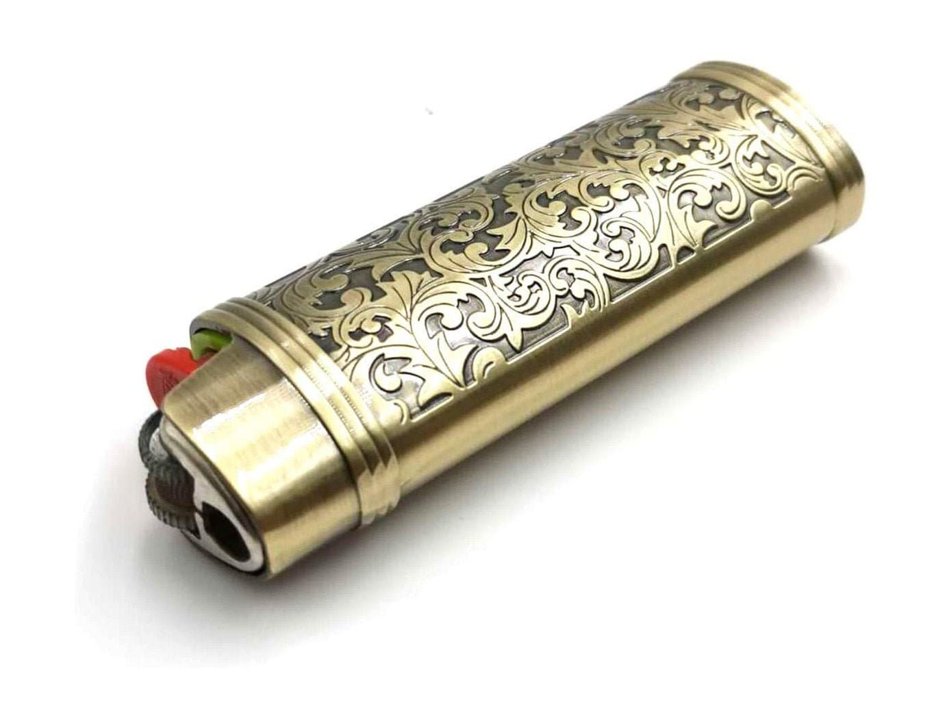 Personalized Floral Metal Lighter Case Holder Sheath Vintage Etsy