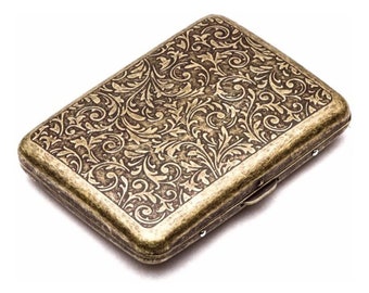 Floral Cigarette Case Etsy