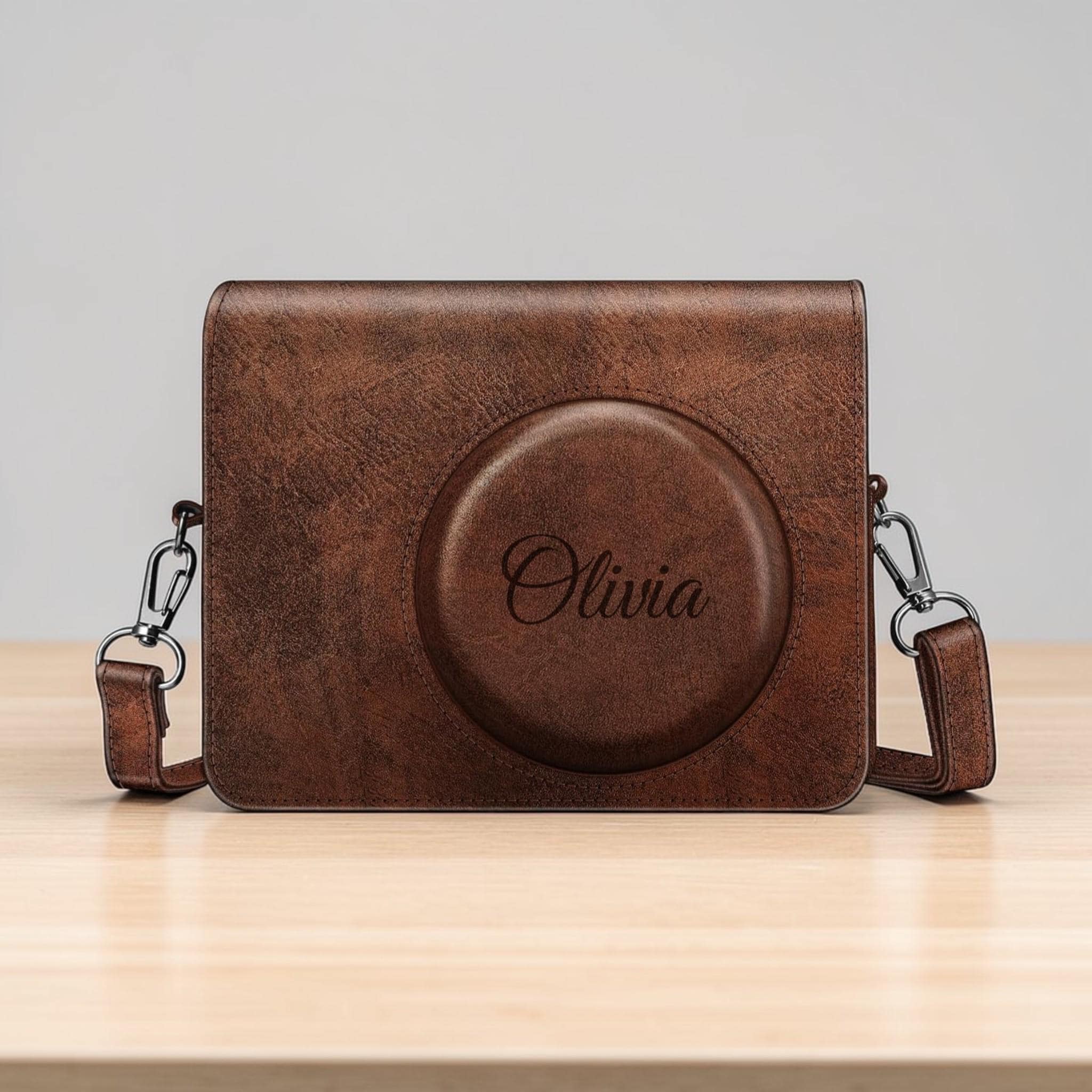 その他 Widelux Leather Case Personalized Fujifilm Instax Wide 400 Camera Case Bag Cover