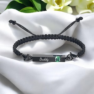 Personalized URN BRACELET Cremation Jewelry for Men Women Human Ashes Keepsake Dog Cat Hair Pet Memorial Sympathy Waterproof Custom Engraved