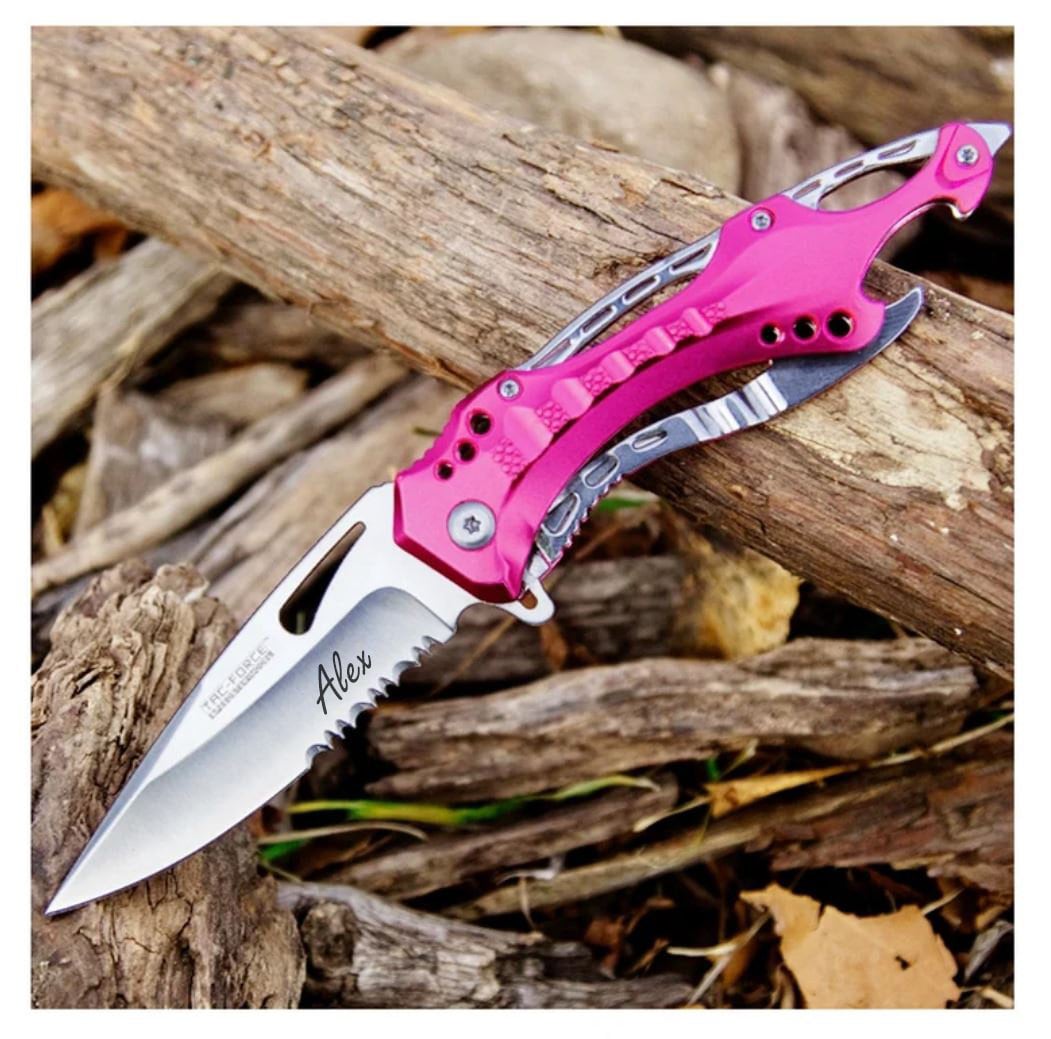 HTF Melmac Pink Knife Set 