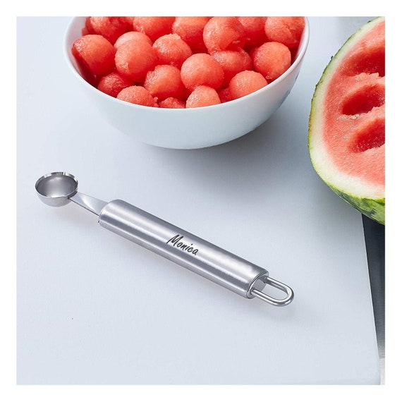 Double Sided Melon Baller, Round Melon Balls Fruit Baller Scoop Melon  Baller Scoop Stainless Steel Melon Baller Melon Scoop Double Scoop Ice Cre