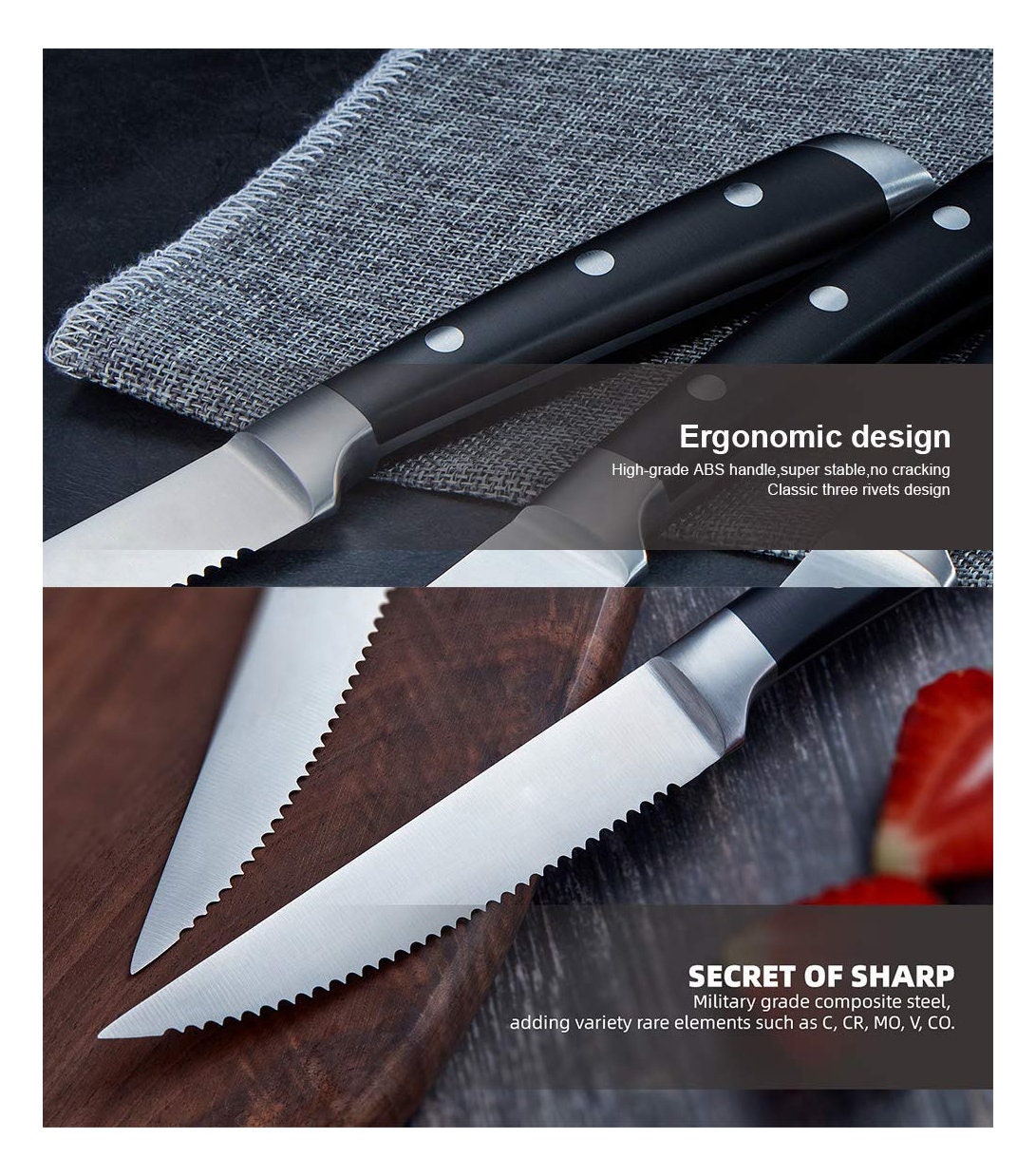 Personalized STEAK KNIFE Knive Set Home Cooking Kitchen Etsy